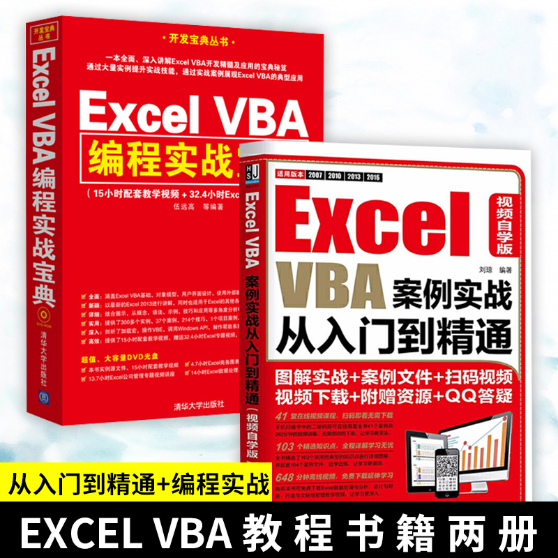 Excel VBA编程实战宝典+ExcelVBA案例实战从入门到精通 VBA 实现真正的批量化 自动化 个性化操作 介绍进销存管理系统开发过程