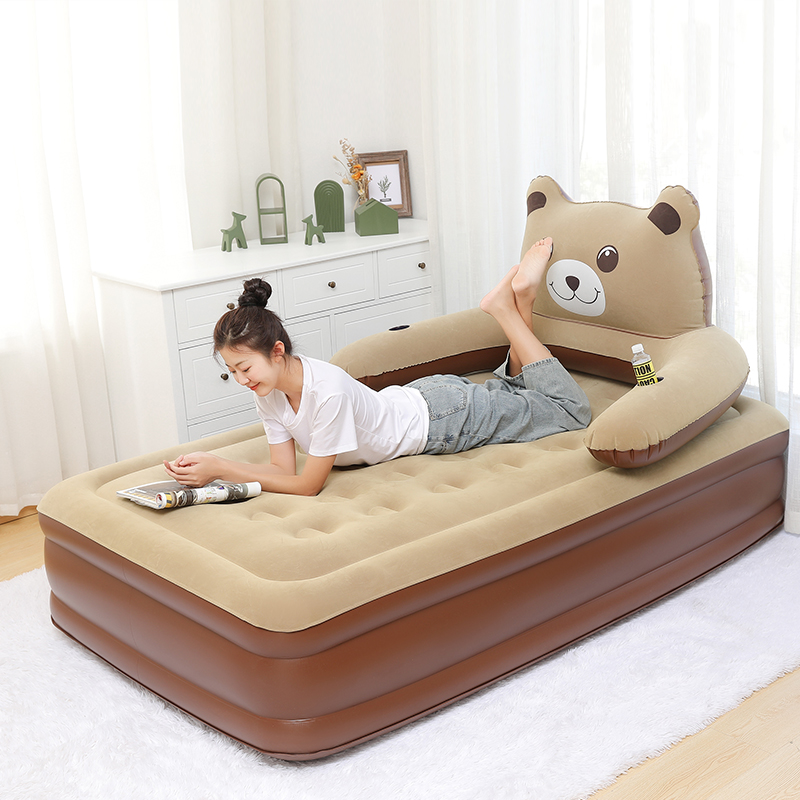 充气床双人1.5米睡垫单人午休气垫床1.2打地铺家用加高便携懒人床