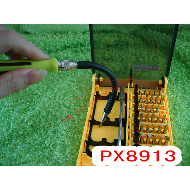 。PX 8913 45合1精密螺丝刀套装 螺丝批 手机拆机 工具组 起子套
