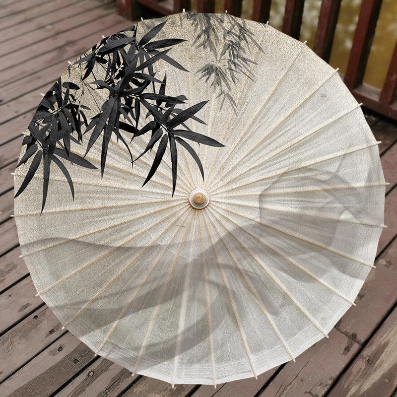 【竹】油纸伞走秀演出女古风拍照道具防雨防晒实用男传统纯手工伞
