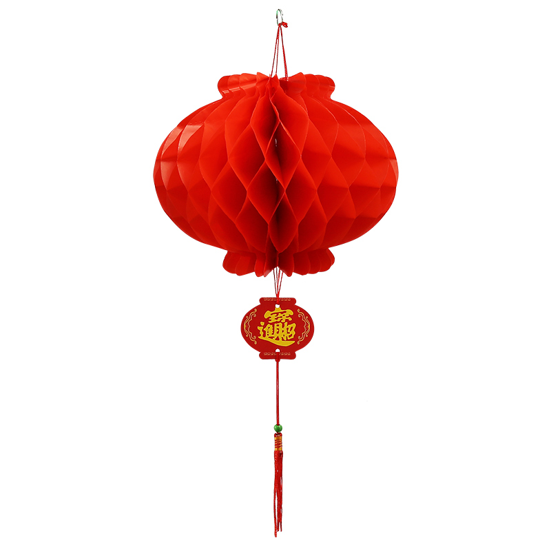2024新款小纸灯笼过新年春节装饰室内布置挂饰树上吊灯中国风户外