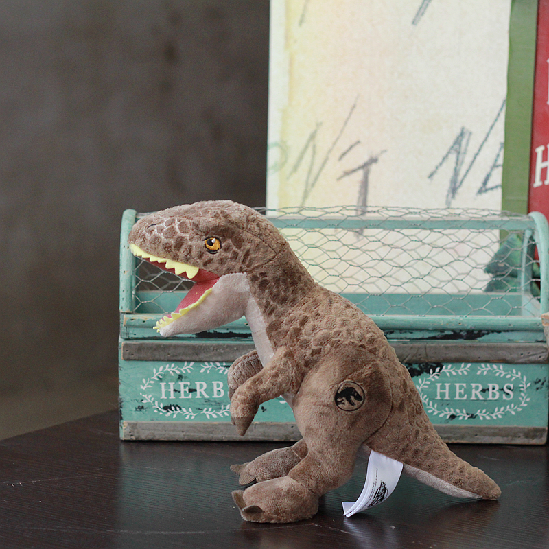 美国单凶猛的史前动物霸王龙公仔恐龙玩偶男孩毛绒玩具可独立站立