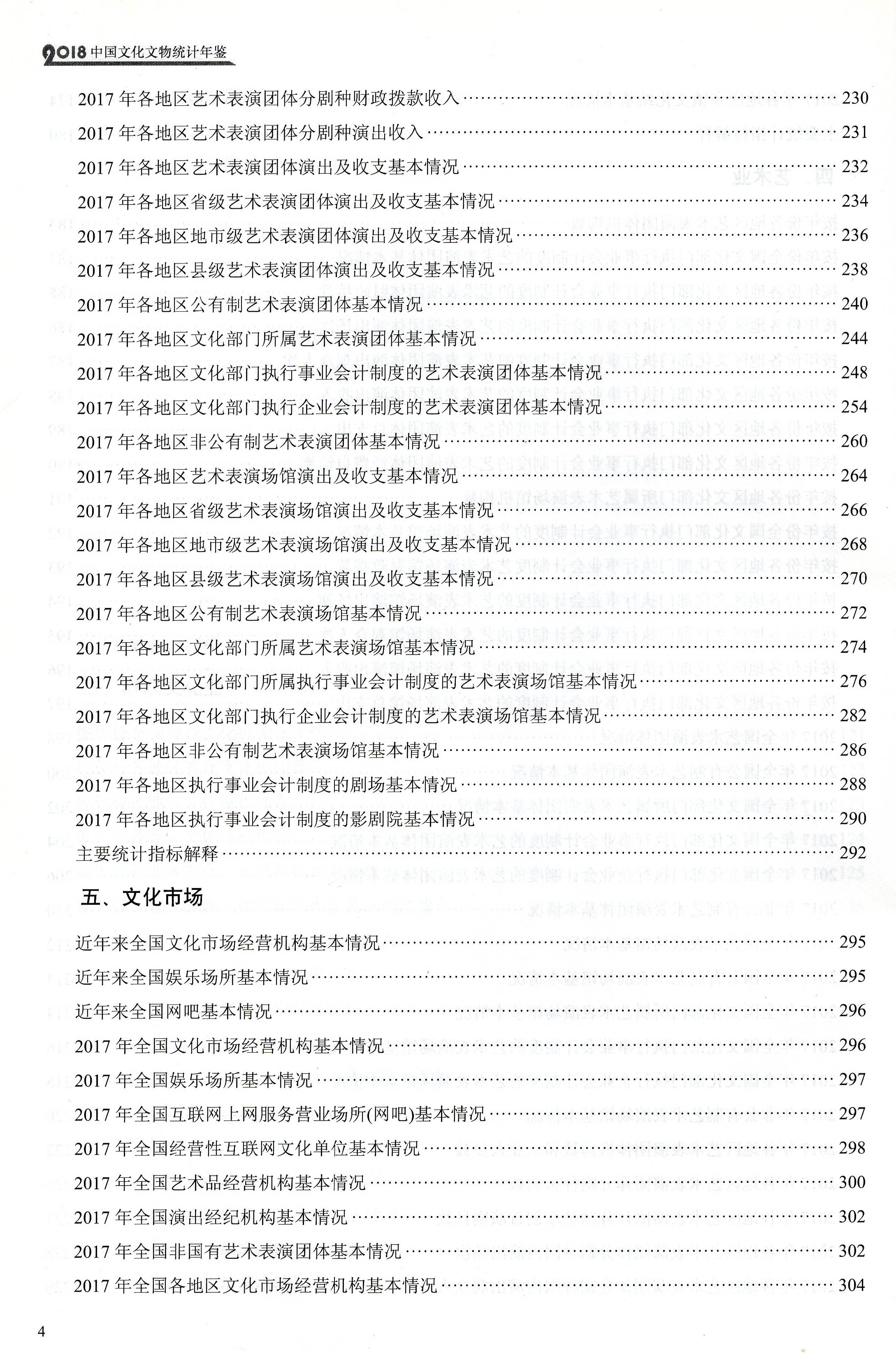 正版现货 中国文化文物统计年鉴2018国家图书馆出版社9787501366071