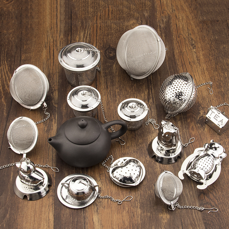 304不锈钢茶漏 茶叶过滤器泡茶神器 茶隔茶滤茶杯 茶包滤网泡茶球