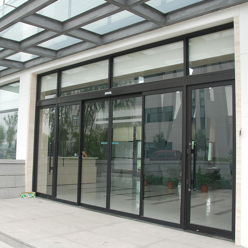 上海厂家电动感应门玻璃自动门旋转门感应自动门地弹门定制玻璃门