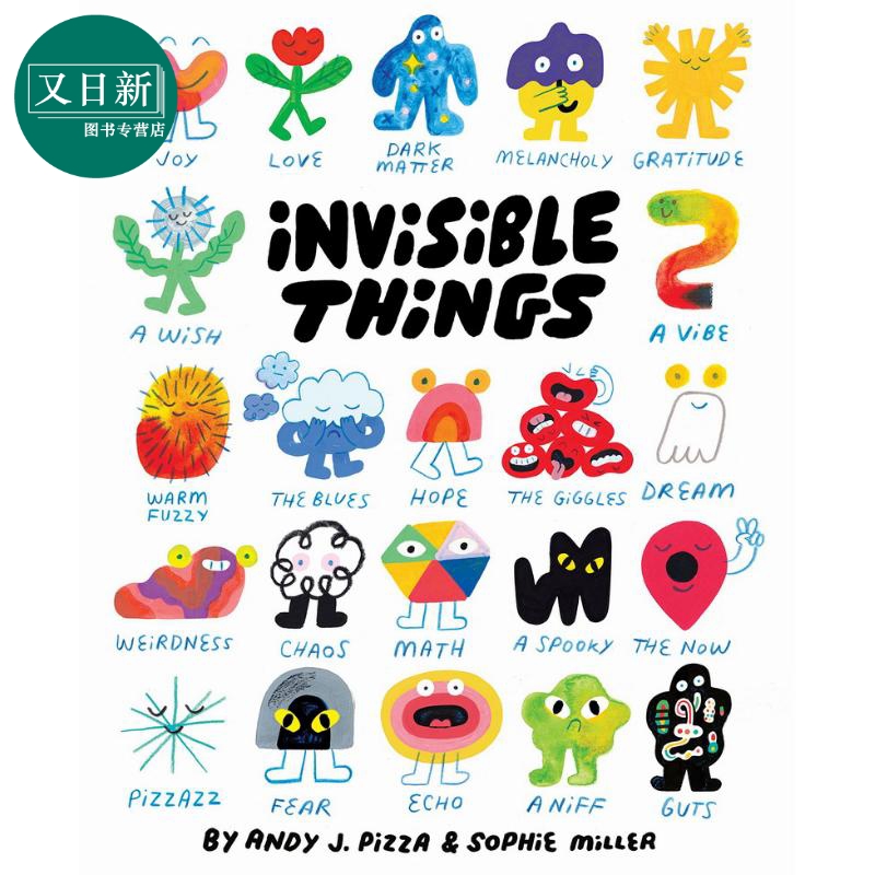 看不见的东西 Andy J Pizza Invisible Things 英文原版 亲子绘本 儿童情感感受学习图画书 精装绘本进口儿童读物 又日新