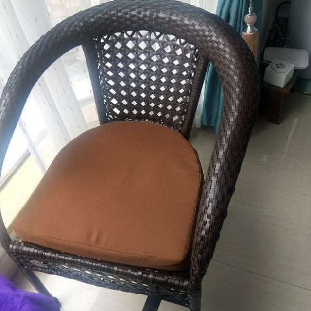 通用型U型屁屁垫餐椅垫藤椅腾椅一体半圆圈椅中式坐垫中国风古典