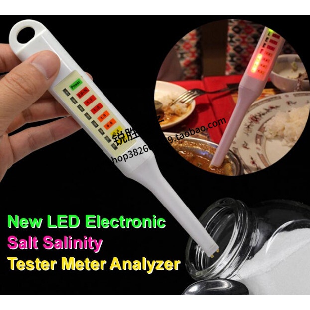 急速发货高档笔式电子盐度计盐分测定器份测试仪浓度检测 咸度调