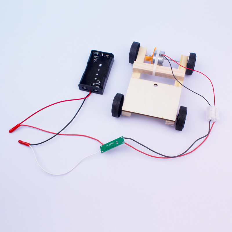 速发声控车小学生科技小制作 手工创新器材科学机器人实验STEAM教