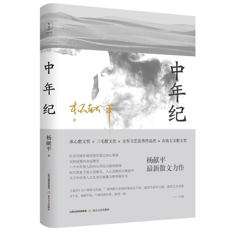 中年纪 杨献平 一份专属于此一年代的中年男人的心灵档案，也是一部迥异于他人的中年男人的精神履历书