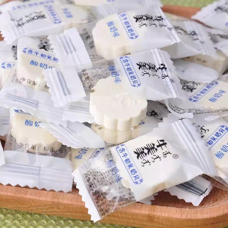 奶酪 内蒙古特产 牛美美奶贝500g一斤干吃奶片乳制品
