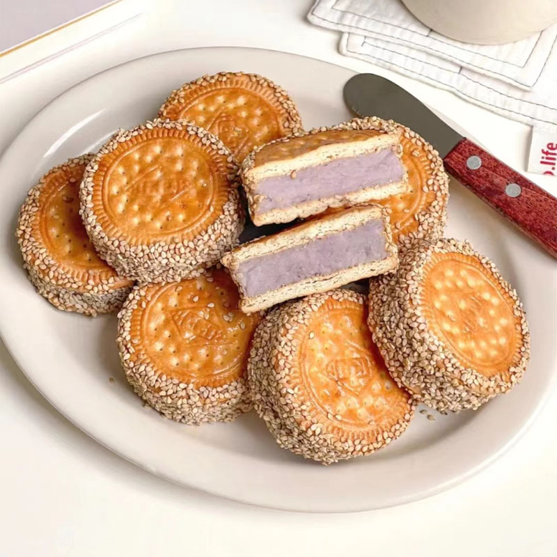 芋头饼芋泥饼芝麻香芋饼福建老式油炸传统手工糕点休闲食品南瓜饼