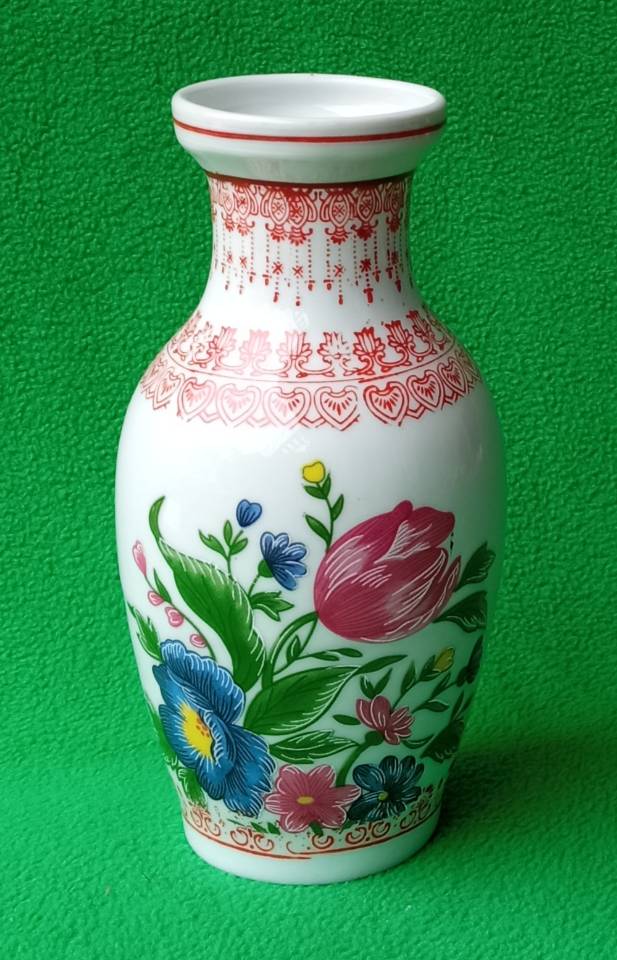 景德镇 陶瓷 釉上工艺瓷 【16.5公分现代花瓶】2个起售