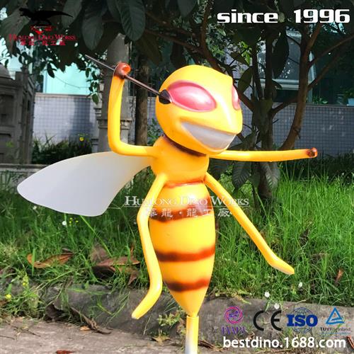 仿真儿童卡通昆虫小蜜蜂模型动物王国童趣展览蝴蝶蜻蜓款式多样