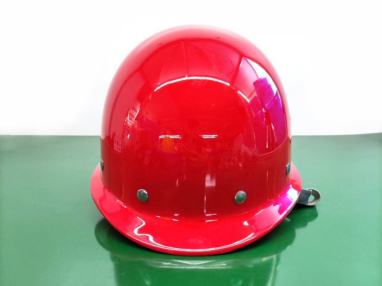 网红厂家。工地安全帽防砸建筑工程红色领导戴玻璃纤维安全帽福建