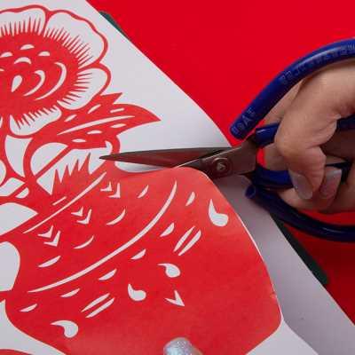 A3A4双面大红色纸宣纸剪纸纸雕专用中国风传统文化窗花刻画专业套
