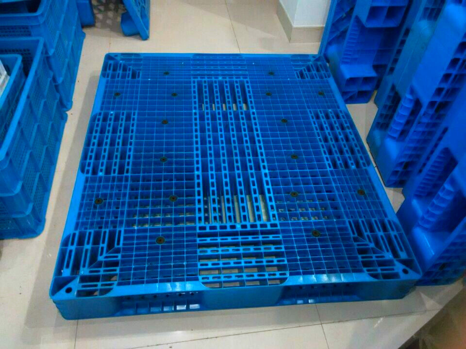 定制明创塑业网格双面1412塑料托盘厂家直销上海南京塑料卡板货架