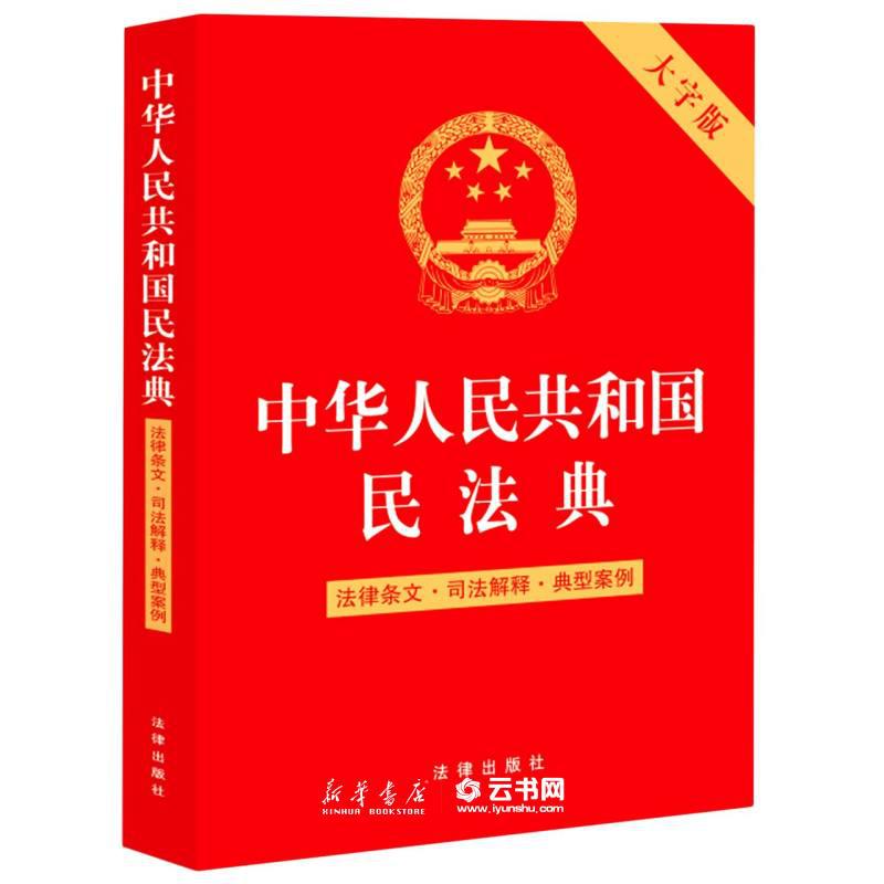 中华人民共和国民法典(法律条文司法解释典型案例大字版)