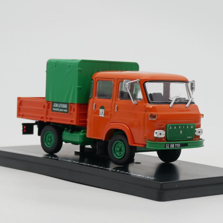 ixo 1:43 Saviem SG 2雷诺萨维姆双排座小卡车合金汽车模型玩具车
