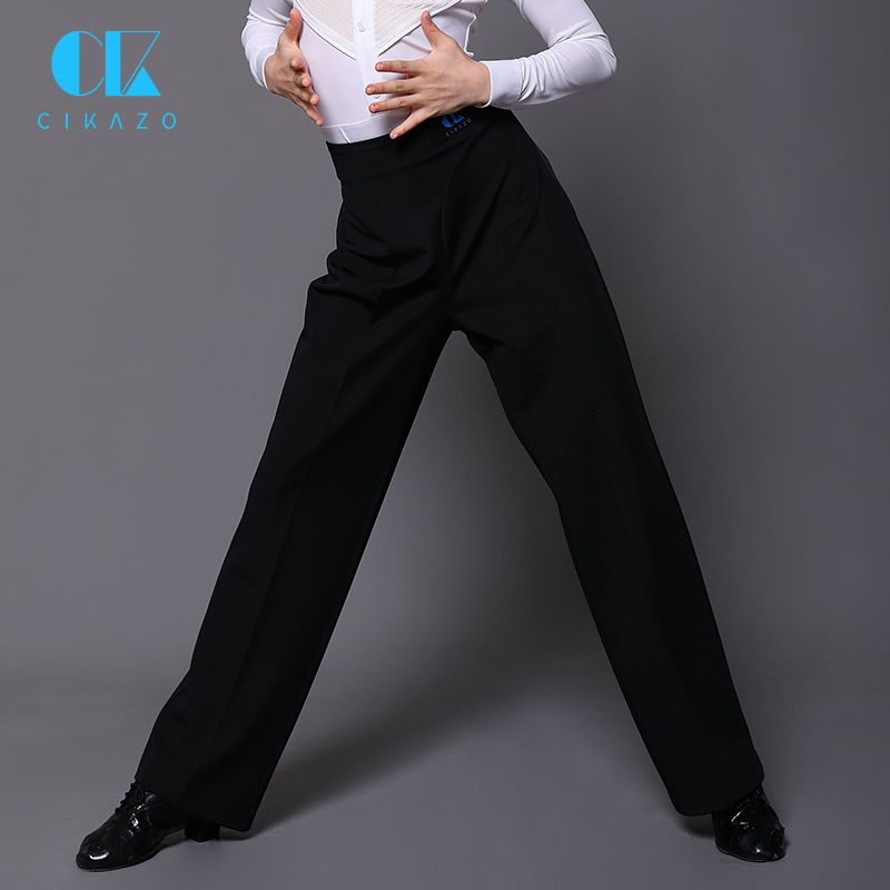 茜卡索2021拉丁舞服男童舞蹈比赛服专业考级标准长裤西裤G6004