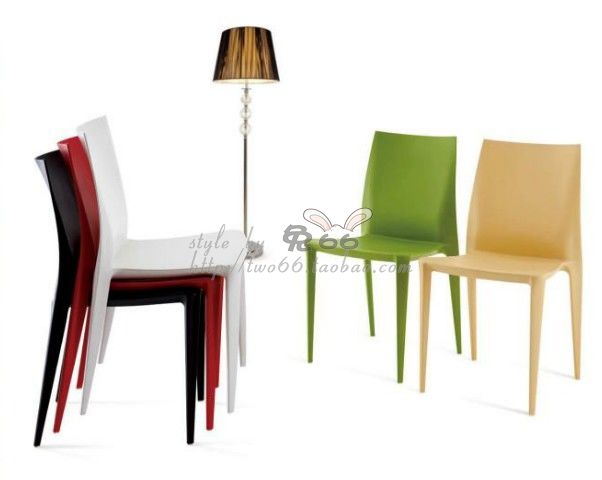 贝利尼椅bellini chair时尚餐椅 塑料椅子办公椅休闲椅北欧极简风
