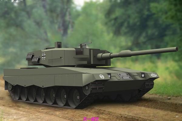 德国豹2坦克车纸模型DIY益智手工战车军事玩具手办天一纸艺
