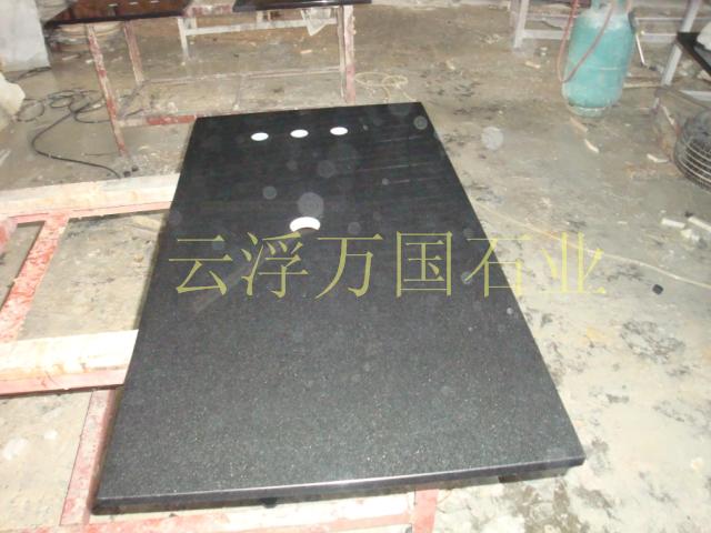 中式欧式天然大理石洗手台面/橱柜板/窗台板/电视柜面/进口黑金沙