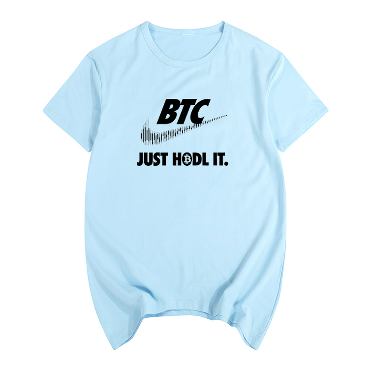 Bitcoin Just HODL it 比特币 男 女装 短袖 T恤
