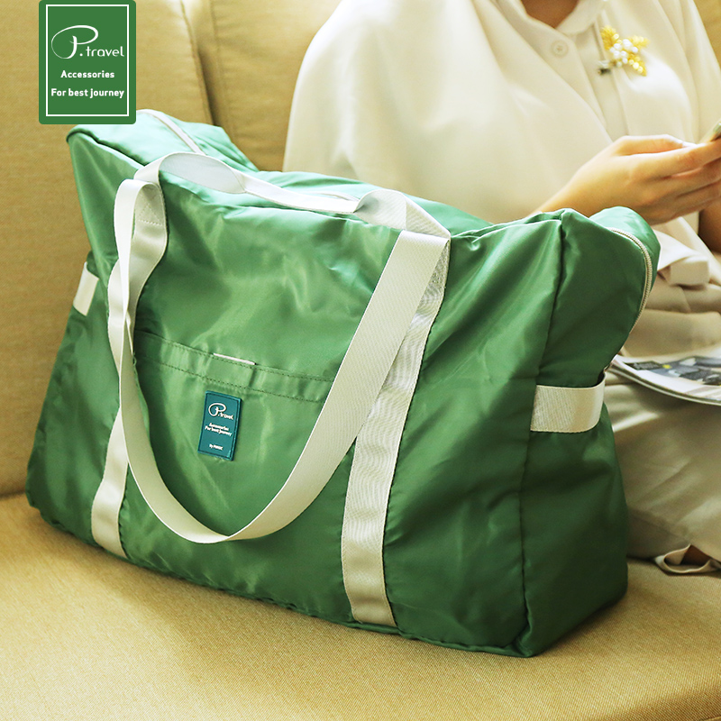 旅行包手提行李袋可套拉杆箱 可折叠便携男女大容量购物袋收纳包