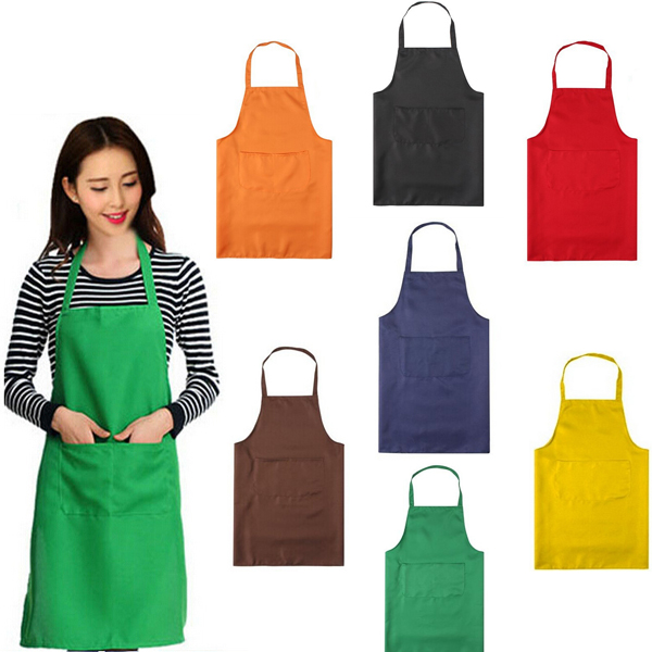 韩版时尚围裙包邮厨房 服务员广告围裙工作服围裙定做定制LOGO