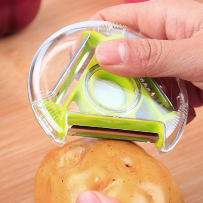 削皮神器多功能旋转刮皮器苹果刨皮刀水果刀便携随身削皮刀削皮器