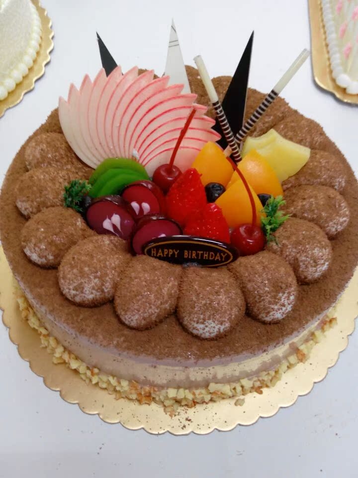 仿真创意巧克力蛋糕模型 生日活动蛋糕模型摆设道具 橱窗摆饰