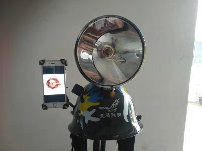 鲁泗天鹰户外头盔固定手机网红直播架摩托车后视镜直播架手机架