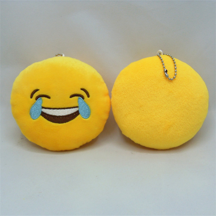 10厘米emoji表情包包挂件可爱笑脸钥匙扣汽车挂饰公司礼品包邮