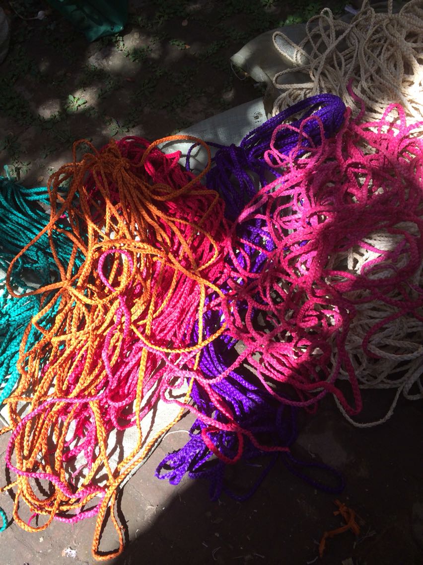 彩色玉米片 辫子 草绳 做草鞋材料 手工编织育儿园手工教材教具