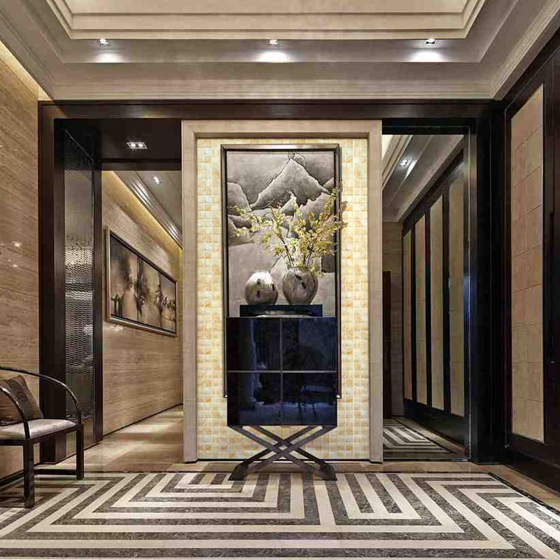 卫生间墙砖玻璃马赛克瓷砖电视背景墙名玛汇浴室金色复古艺术水晶