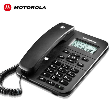 摩托罗拉ct202c有绳电话机办公家庭电话机来电显示固话座机