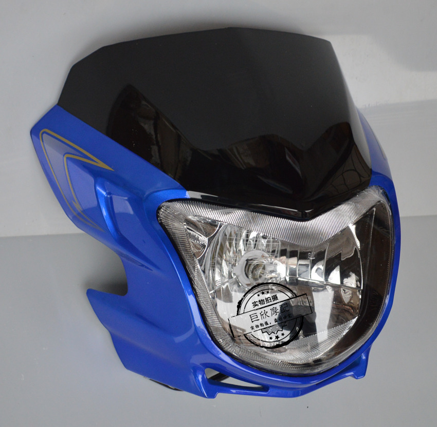 三雅摩托配件SY125-21 150-18大灯罩幸运马头罩导流罩大灯灯罩